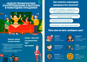 Неделя профилактики злоупотребления алкоголем в России (29 декабря 2025 - 11 января 2026)