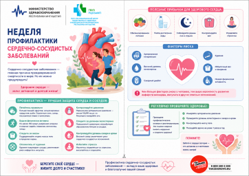 Неделя профилактики сердечно-сосудистых заболеваний 0 Неделя профилактики сердечно-сосудистых заболеваний 0
